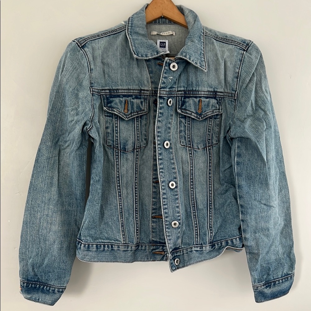 GAP Denim Blue Jacket Stretch